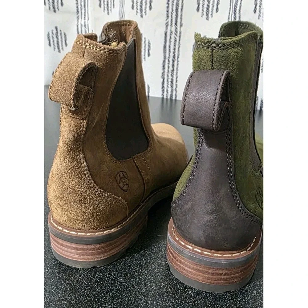 Ariat Women's Wexford Waterproof Leather Lug Sole Chelsea Booties R FOOT‎ ONLY